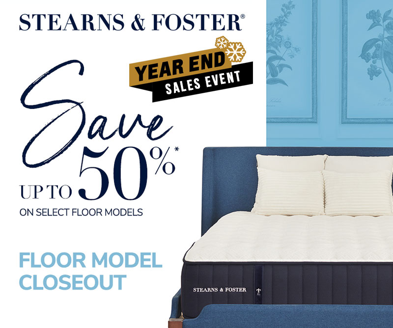 Stearns & Foster Ad Year End Sales Event