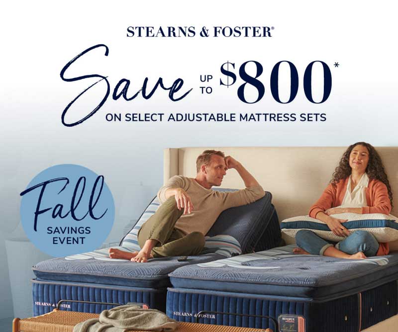 Stearn & Foster - Save up to $800 on select adjustable mattress sets