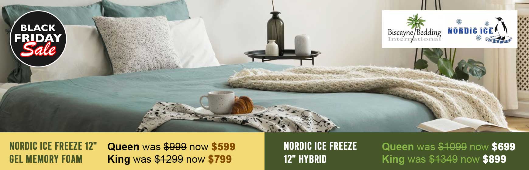 Nordic Ice Freeze 12" Gel Memory Foam / Nordic Ice Freeze 12" Hybrid